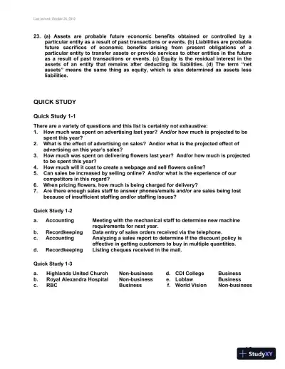 Fundamental Accounting Principles, Volume 1, 14th Canadian Edition Solution Manual - Page 6 preview image