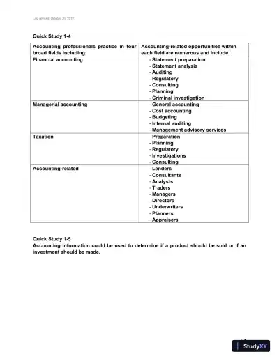 Fundamental Accounting Principles, Volume 1, 14th Canadian Edition Solution Manual - Page 7 preview image
