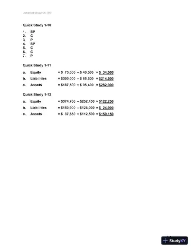 Fundamental Accounting Principles, Volume 1, 14th Canadian Edition Solution Manual - Page 9 preview image