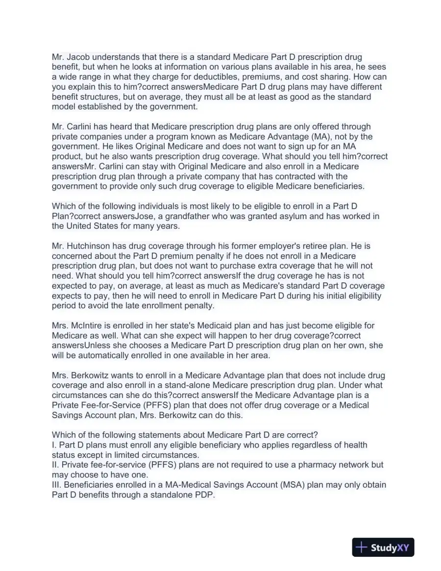 2022-2023 AHIP Healthcare Final Exam With Answers (216 Solved Questions), page 10