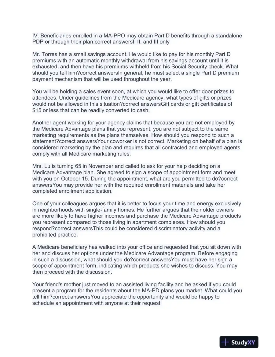 2022-2023 AHIP Healthcare Final Exam With Answers (216 Solved Questions), page 11