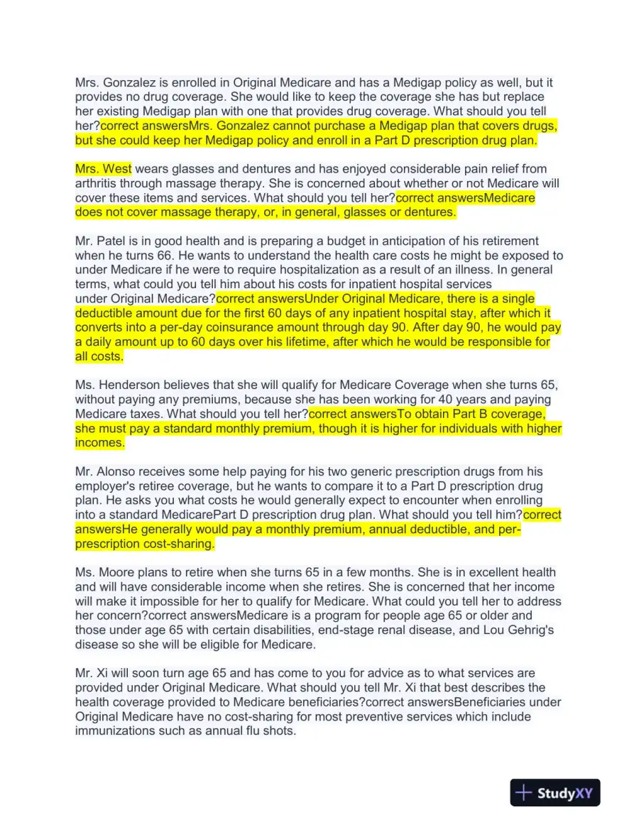 2022-2023 AHIP Healthcare Final Exam With Answers (216 Solved Questions), page 3