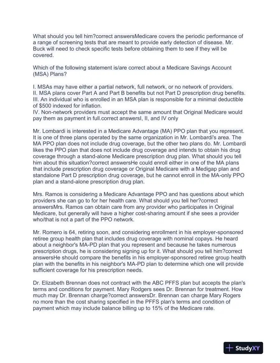 2022-2023 AHIP Healthcare Final Exam With Answers (216 Solved Questions), page 5