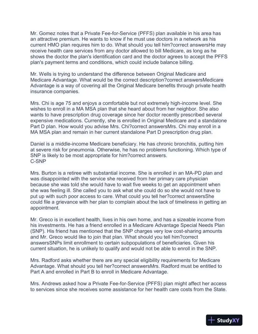 2022-2023 AHIP Healthcare Final Exam With Answers (216 Solved Questions), page 6