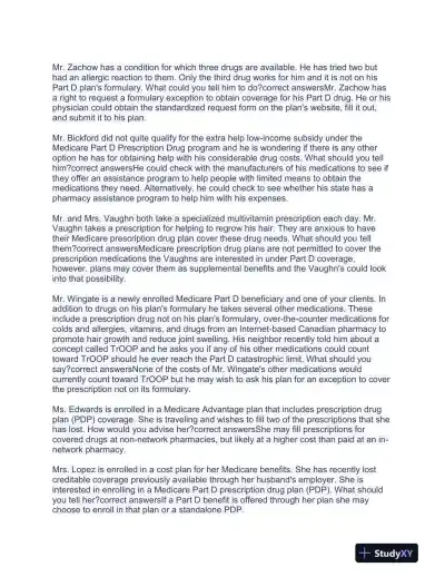 2022-2023 AHIP Healthcare Final Exam With Answers (216 Solved Questions) - Page 8 preview image