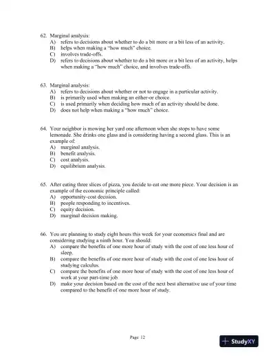 Macroeconomics Fourth Edition Test Bank - Page 13 preview image
