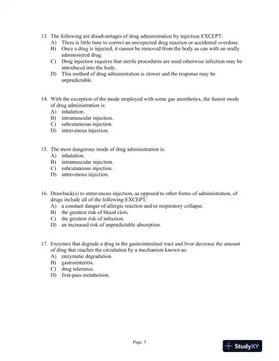 Julien's Primer of Drug Action Thirteenth Edition Test Bank - Page 15 preview image