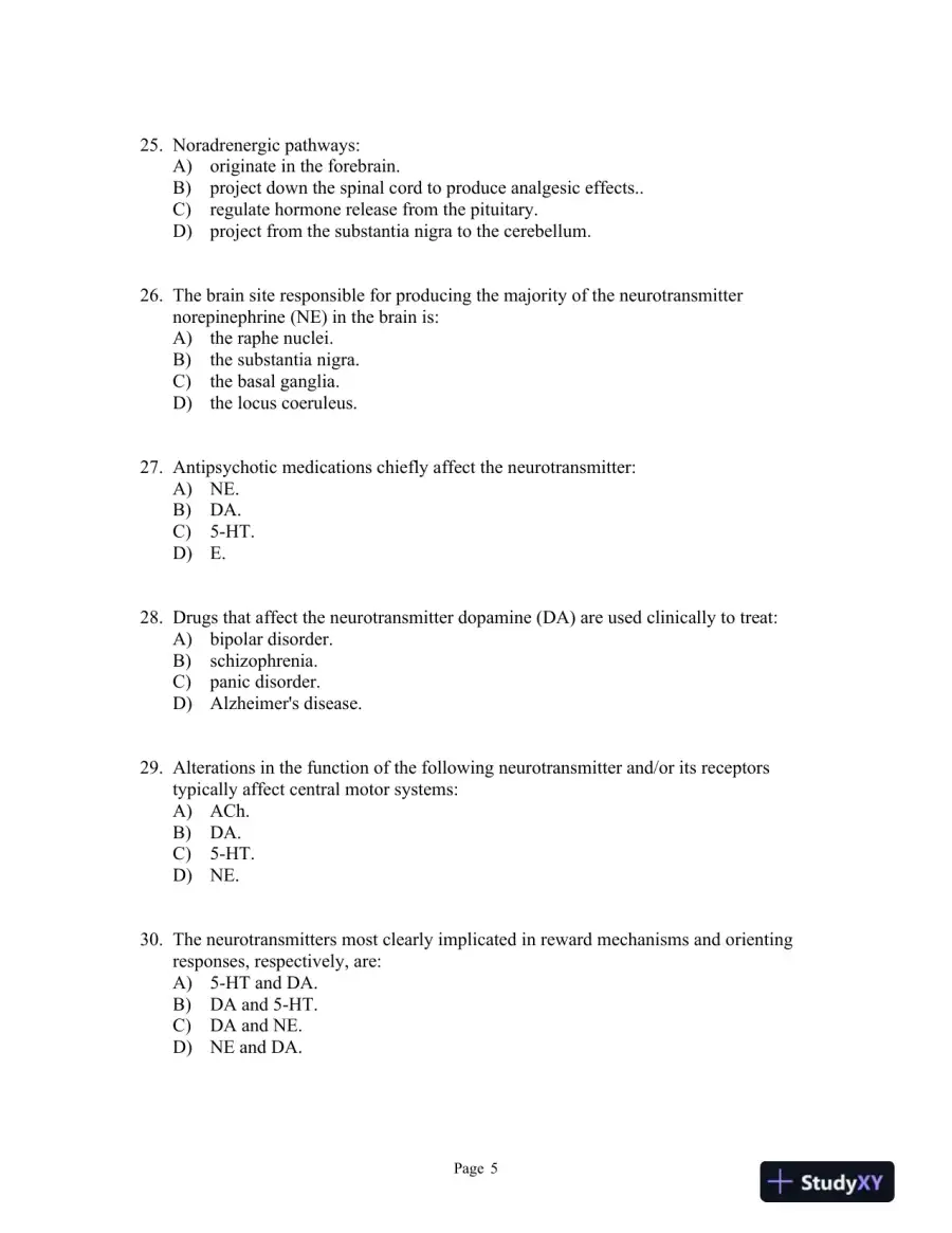 Julien's Primer of Drug Action Thirteenth Edition Test Bank, page 6