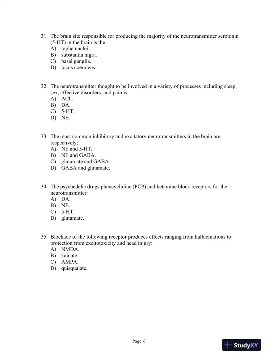 Julien's Primer of Drug Action Thirteenth Edition Test Bank, page 7