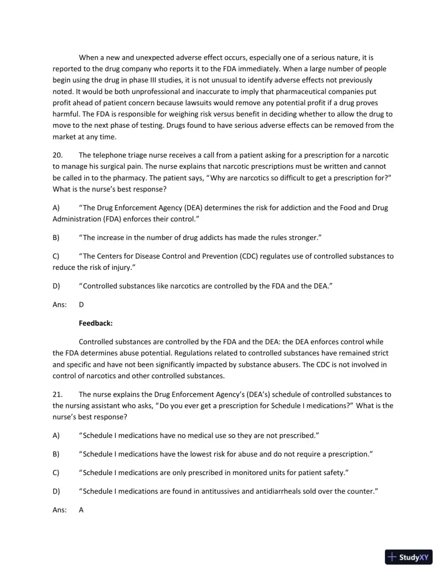Test Bank For Focus On Nursing Pharmacology Sixth Edition, page 11