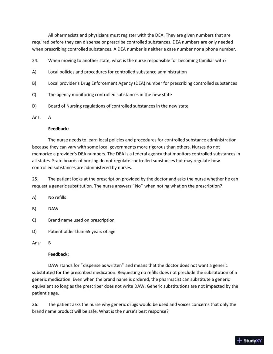 Test Bank For Focus On Nursing Pharmacology Sixth Edition, page 13