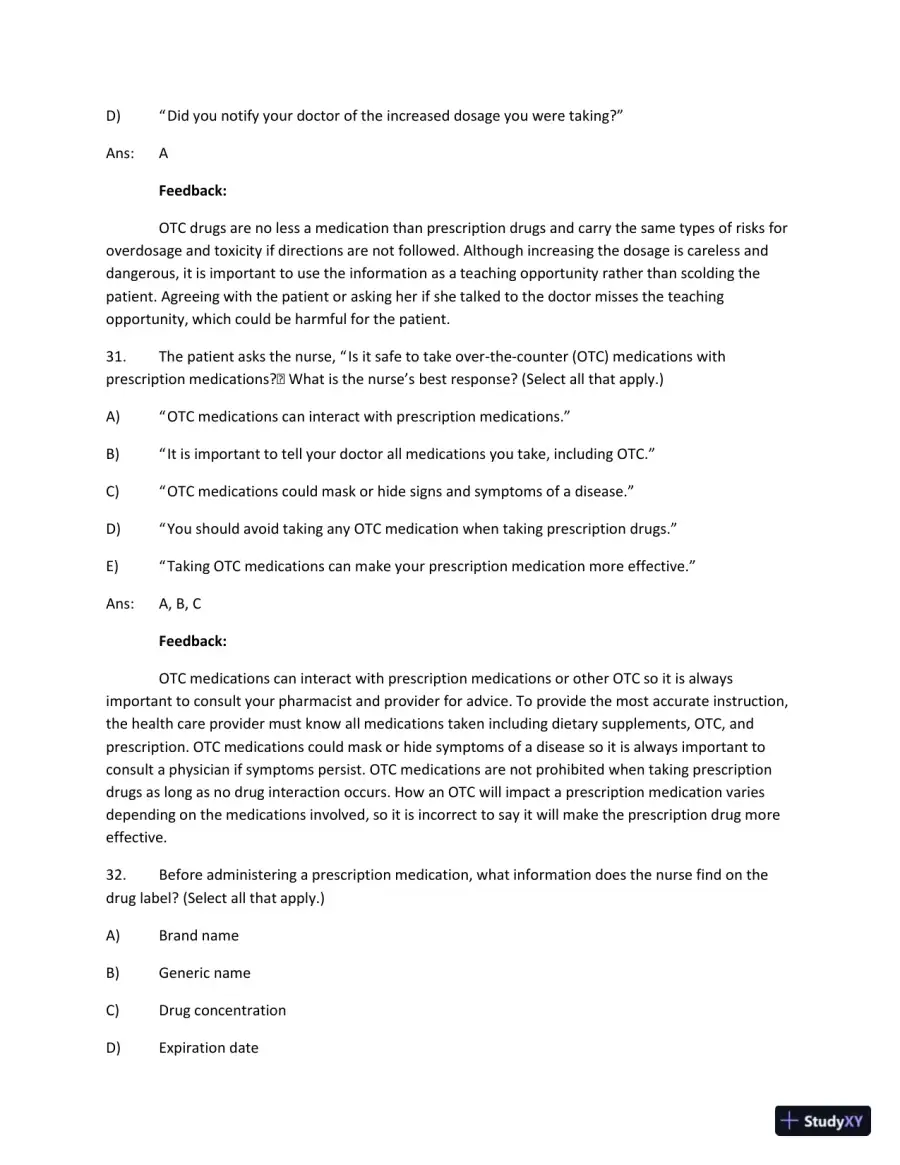 Test Bank For Focus On Nursing Pharmacology Sixth Edition, page 16