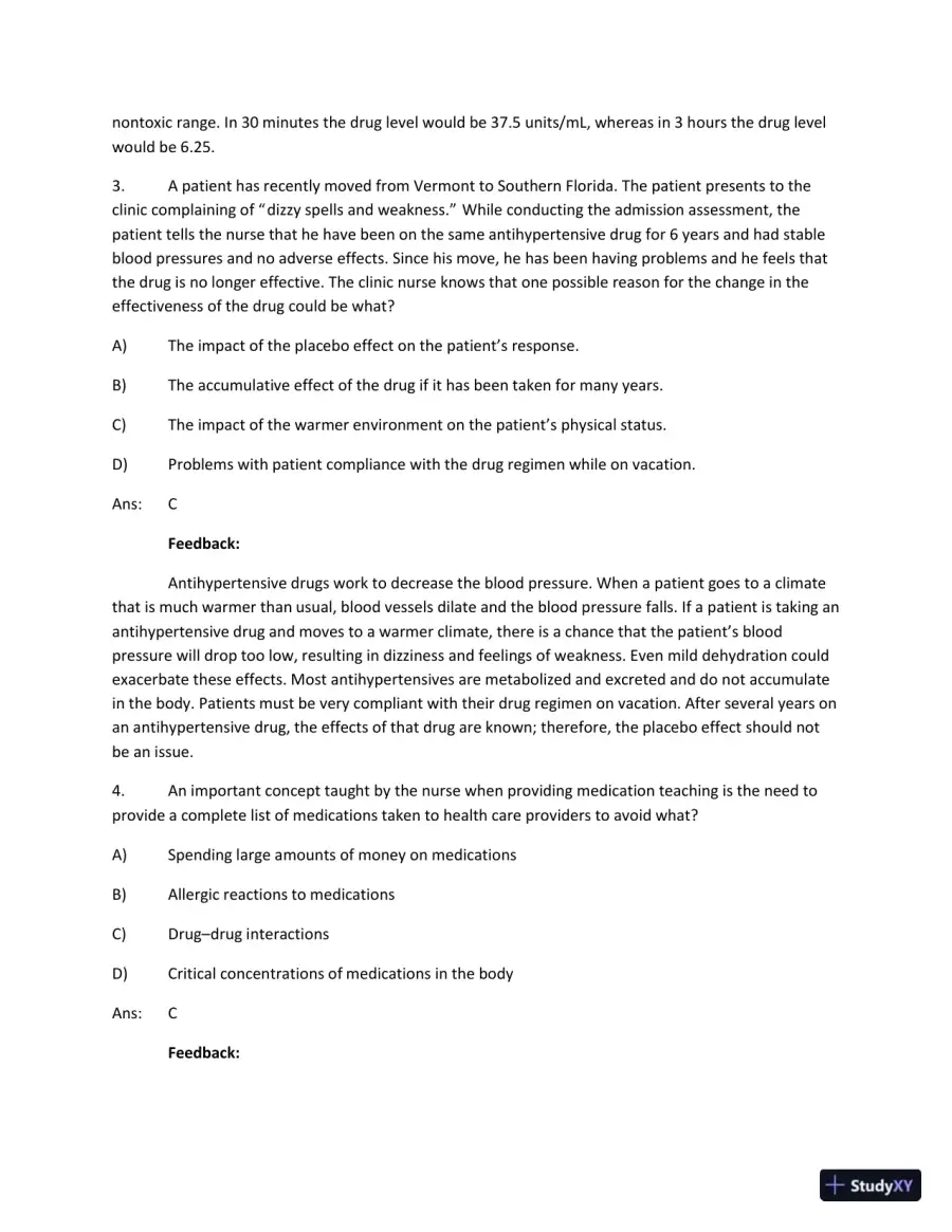 Test Bank For Focus On Nursing Pharmacology Sixth Edition, page 19