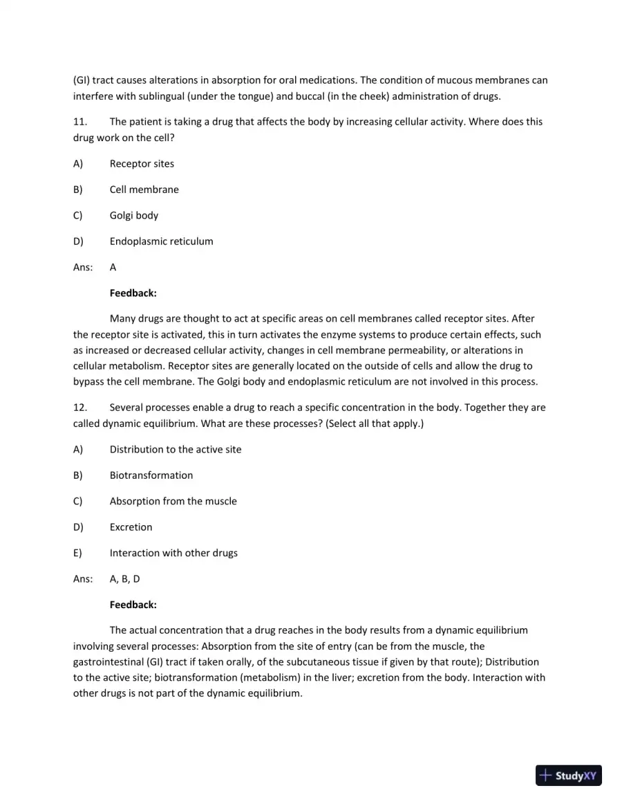 Test Bank For Focus On Nursing Pharmacology Sixth Edition, page 23