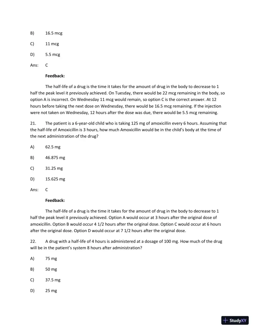 Test Bank For Focus On Nursing Pharmacology Sixth Edition, page 27