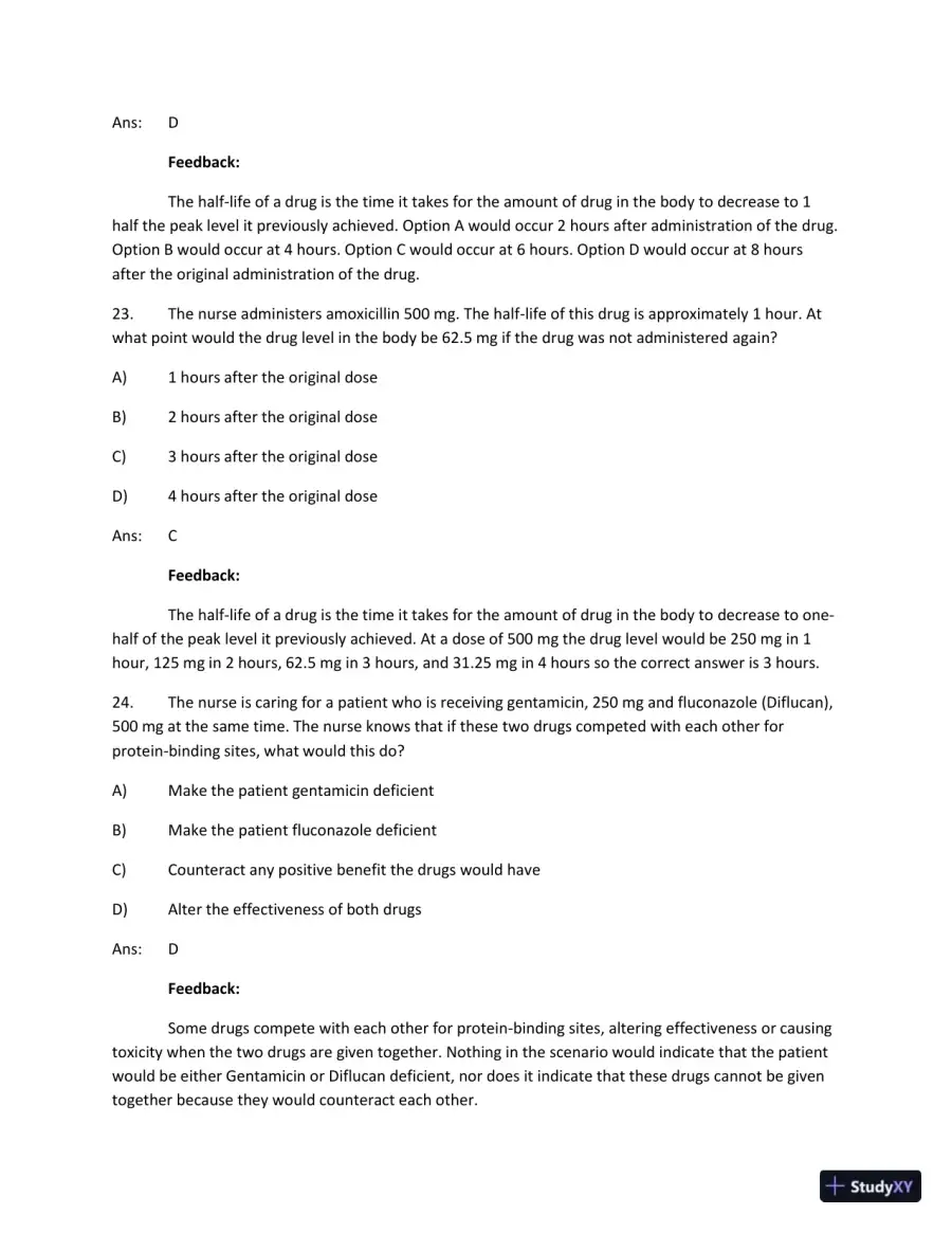 Test Bank For Focus On Nursing Pharmacology Sixth Edition, page 28