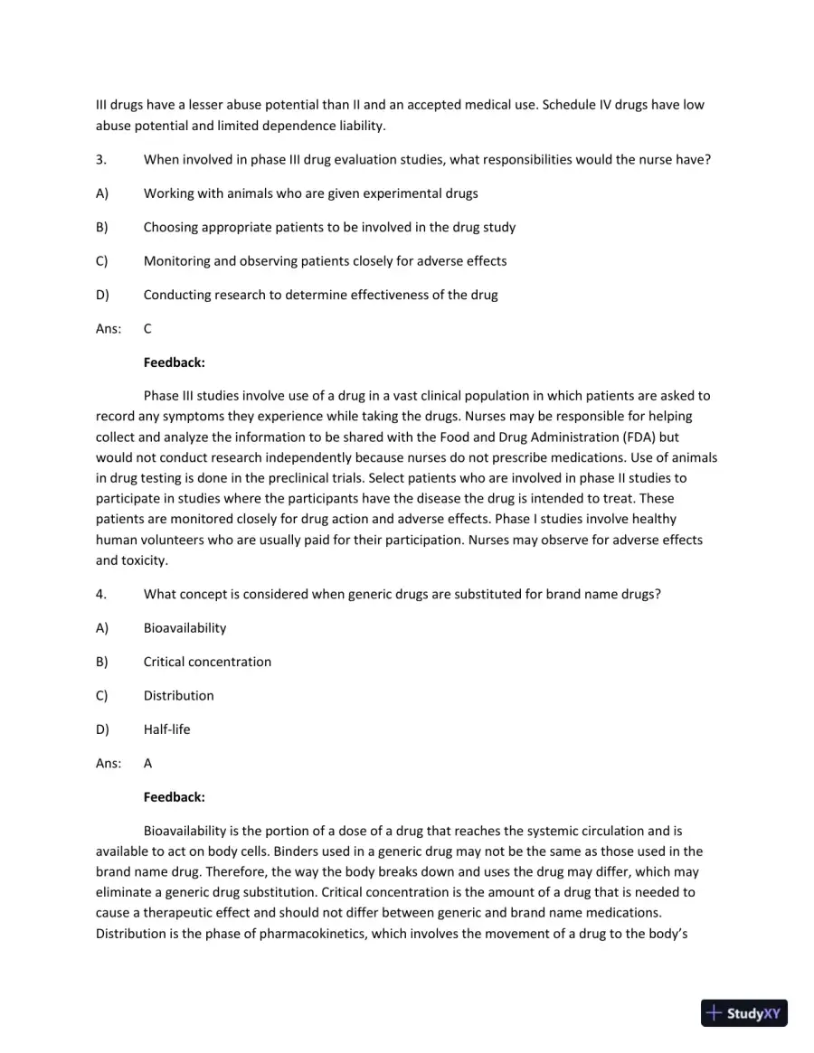 Test Bank For Focus On Nursing Pharmacology Sixth Edition, page 3