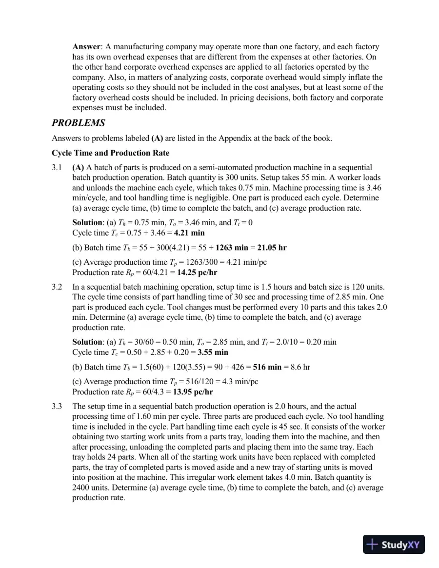 Solution Manual for Automation, Production Systems, and Computer-Integrated Manufacturing, 5th Edition, page 12