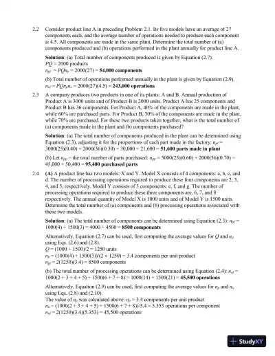 Solution Manual for Automation, Production Systems, and Computer-Integrated Manufacturing, 5th Edition - Page 7 preview image