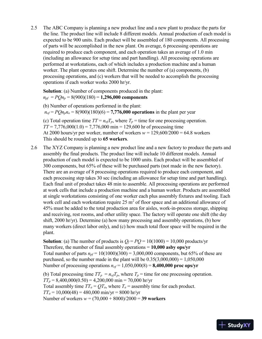 Solution Manual for Automation, Production Systems, and Computer-Integrated Manufacturing, 5th Edition, page 8
