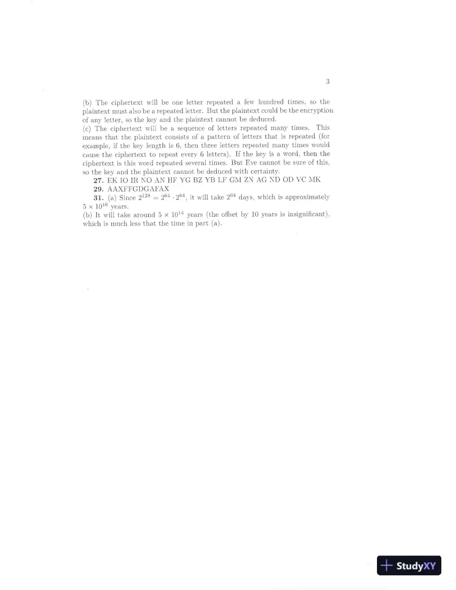 Solution Manual for Introduction to Cryptography with Coding Theory, 3rd Edition, page 9