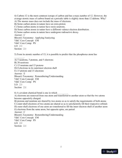 Test Bank for Biological Science, 6th Edition - Page 17 preview image