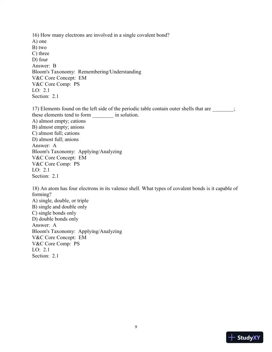 Test Bank for Biological Science, 6th Edition, page 24