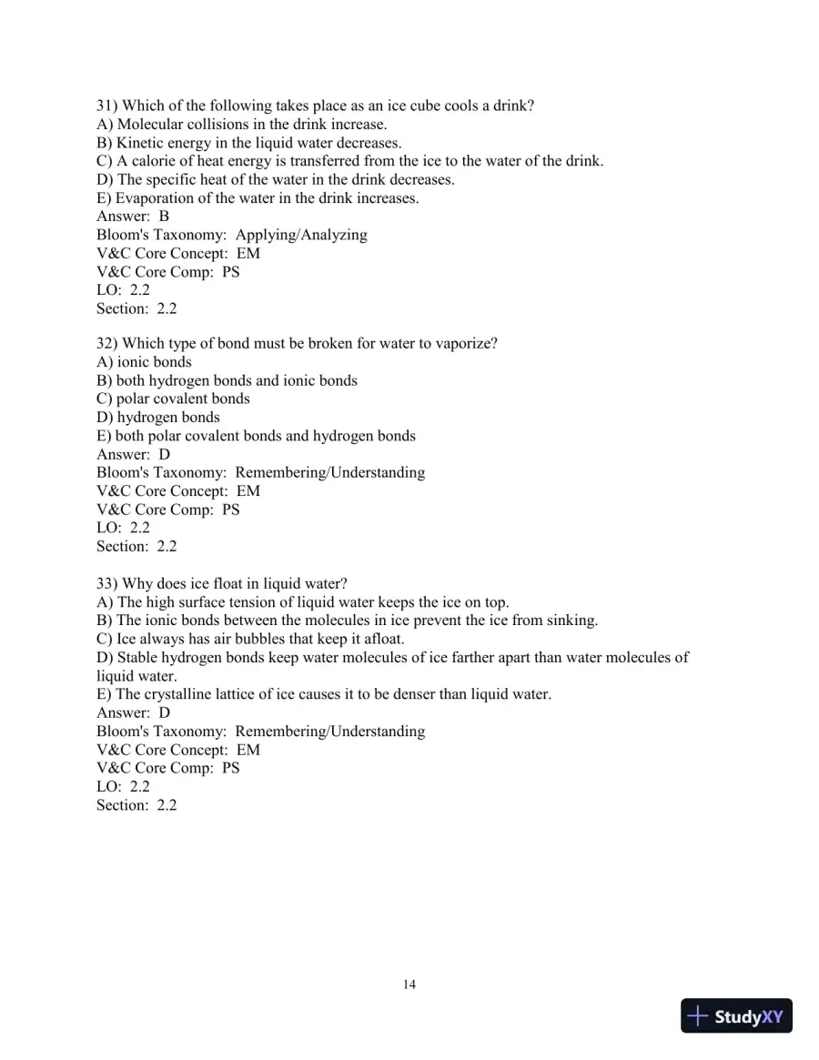 Test Bank for Biological Science, 6th Edition, page 29