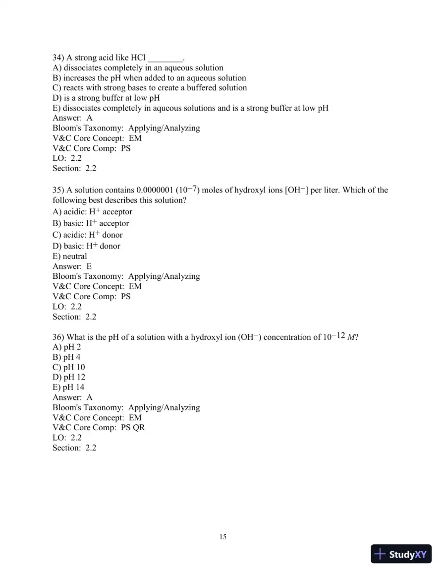 Test Bank for Biological Science, 6th Edition, page 30