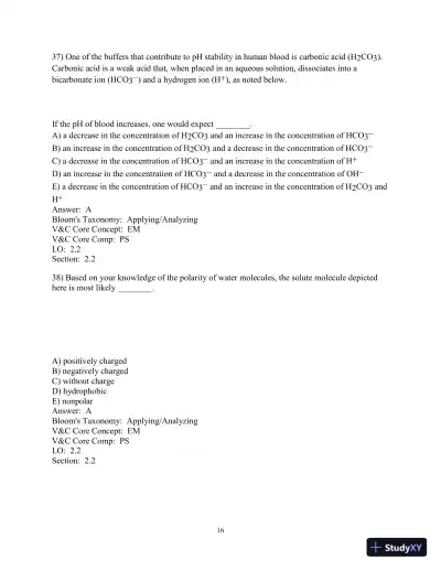 Test Bank for Biological Science, 6th Edition - Page 31 preview image