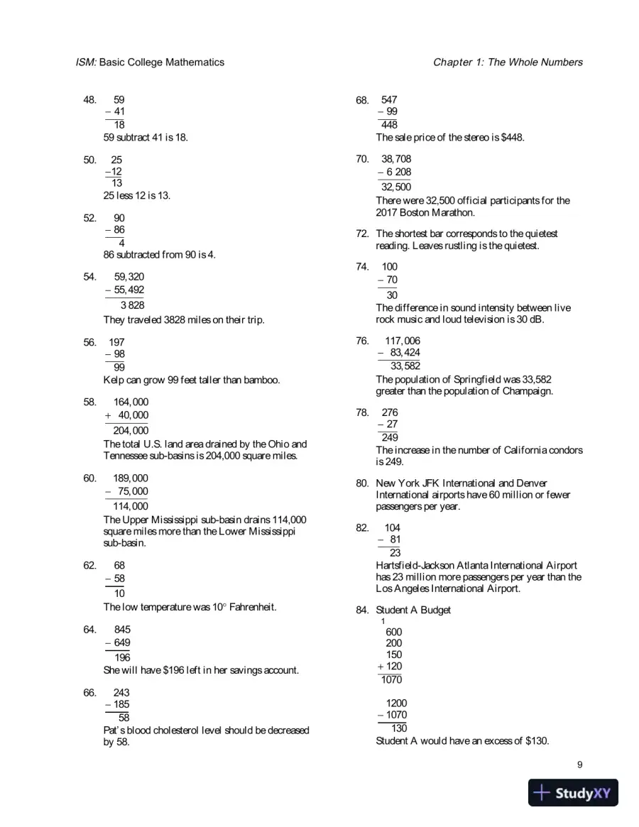 Solution Manual for Basic College Mathematics, 6th Edition, page 12