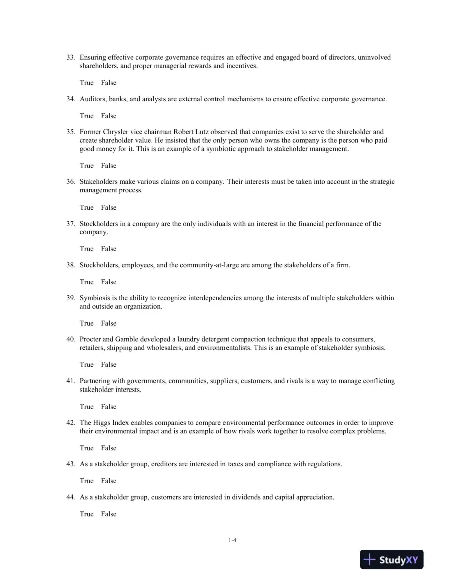 Test Bank For Strategic Management: Text And Cases, 8th Edition, page 5