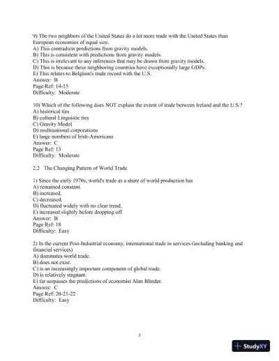 Test Bank for International Finance: Theory and Policy, 11th Edition - Page 14 preview image