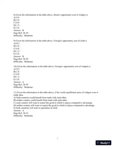 Test Bank for International Finance: Theory and Policy, 11th Edition - Page 24 preview image