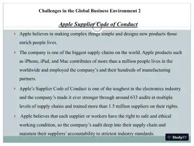 Challenges In The Global Business Environment - Page 3 preview image