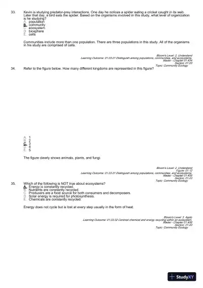 Test Bank For Essentials of Biology, 3rd Edition - Page 16 preview image