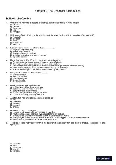 Test Bank For Essentials of Biology, 3rd Edition - Page 24 preview image