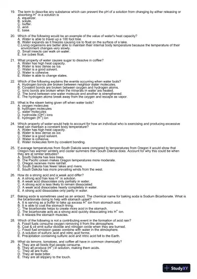 Test Bank For Essentials of Biology, 3rd Edition - Page 26 preview image