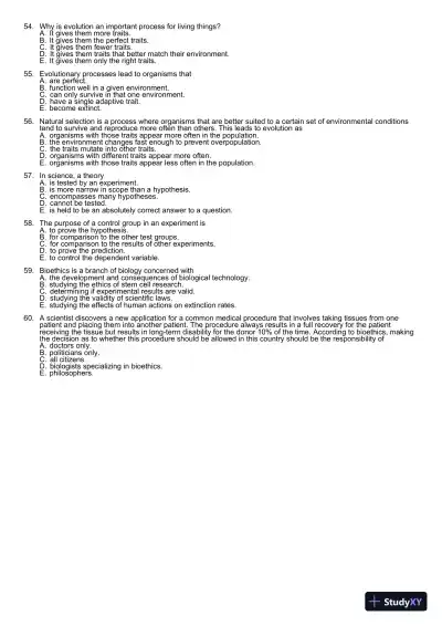 Test Bank For Essentials of Biology, 3rd Edition - Page 8 preview image