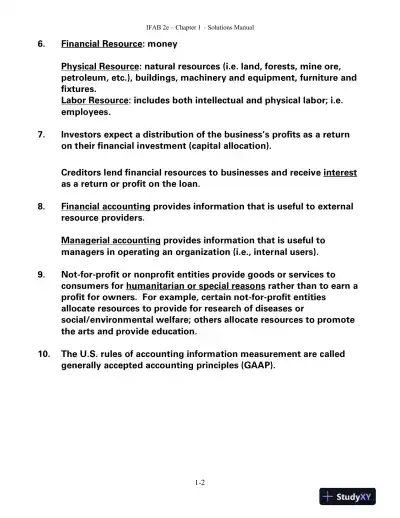 Solution Manual for Introductory Financial Accounting for Business, 2nd Edition - Page 3 preview image