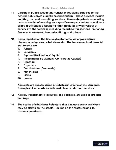 Solution Manual for Introductory Financial Accounting for Business, 2nd Edition - Page 4 preview image