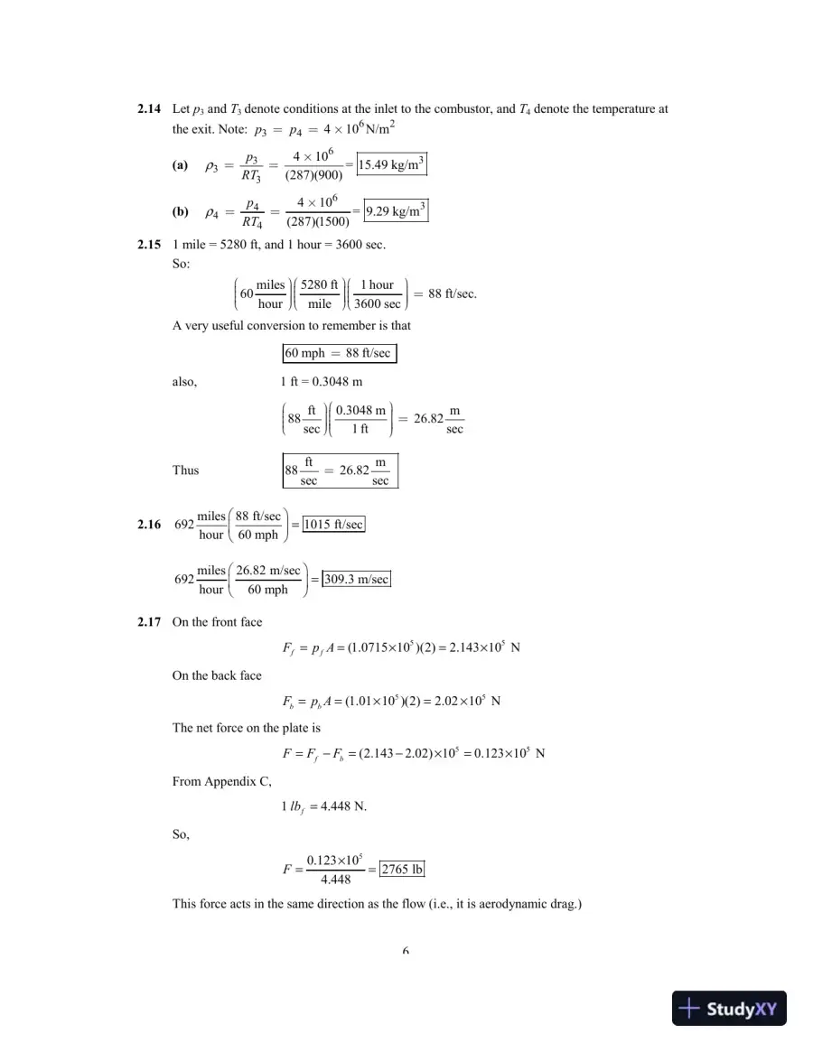 Solution Manual For Introduction To Flight, 7th Edition, page 7