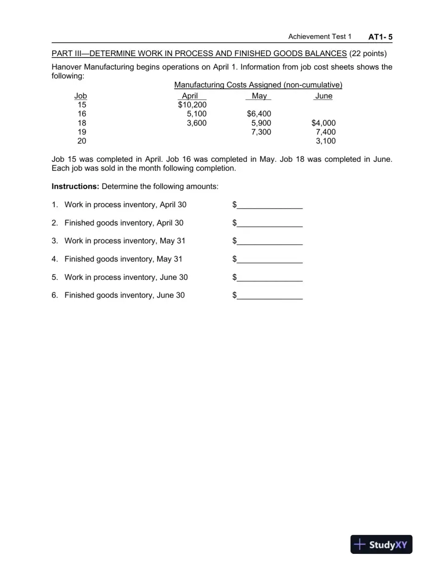 Managerial Accounting: Tools for Business Decision Making, 6th Edition Test Bank, page 6