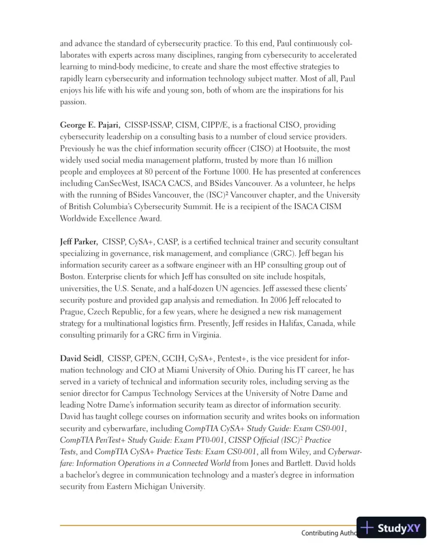 Official ISC2 Guide to the CISSP CBK (2019), page 10