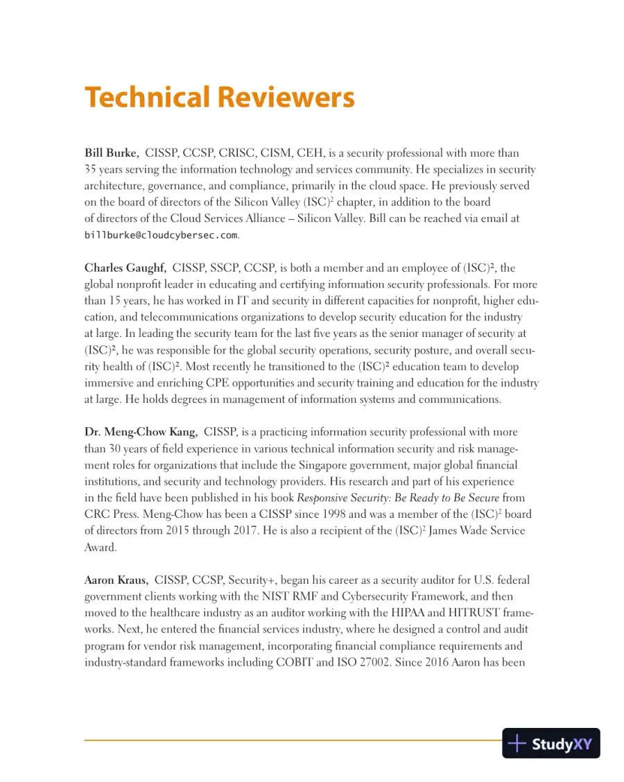 Official ISC2 Guide to the CISSP CBK (2019), page 12