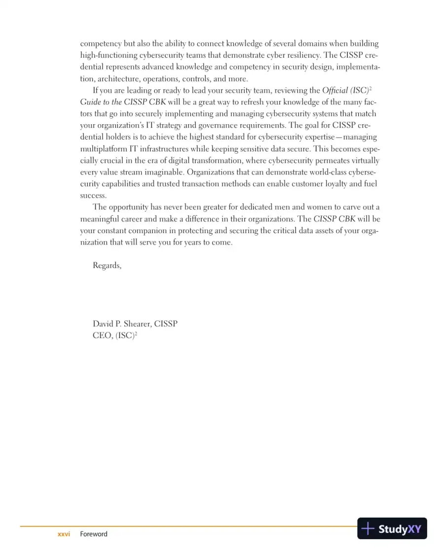 Official ISC2 Guide to the CISSP CBK (2019), page 27