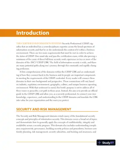 Official ISC2 Guide to the CISSP CBK (2019) - Page 28 preview image