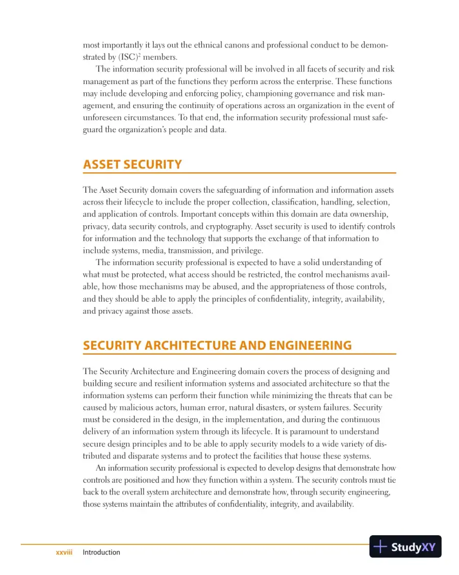 Official ISC2 Guide to the CISSP CBK (2019), page 29