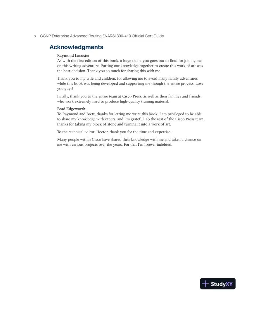 CCNP Enterprise Advanced Routing ENARSI 300-410 Official Cert Guide (2023), page 12