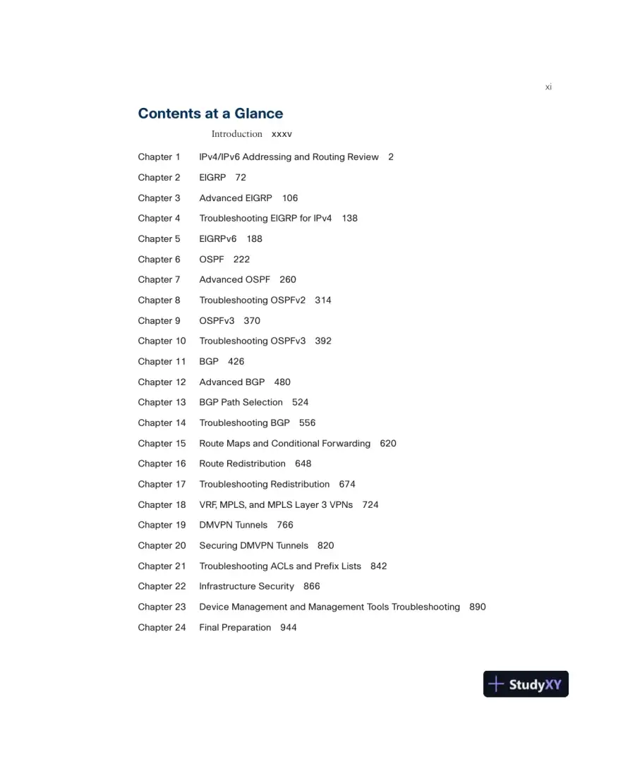 CCNP Enterprise Advanced Routing ENARSI 300-410 Official Cert Guide (2023), page 13